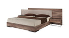 Nova Domus Matteo - Italian Modern Walnut & Fabric Bed image