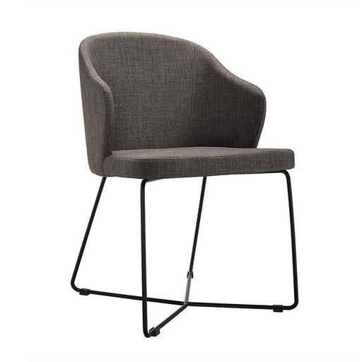 Gia - Modern Grey Fabric Dining Chair (Set of 2) image