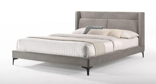 Modrest Paula - Mid-Century Grey Upholstered Bed image