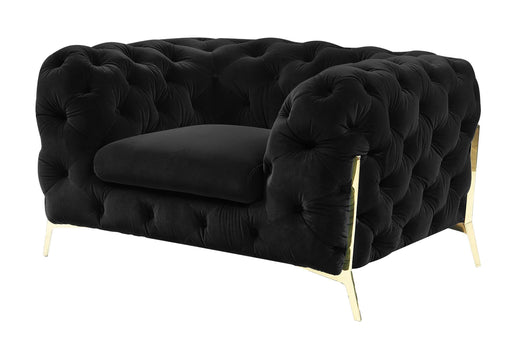 Divani Casa Sheila - Transitional Black Fabric Chair image