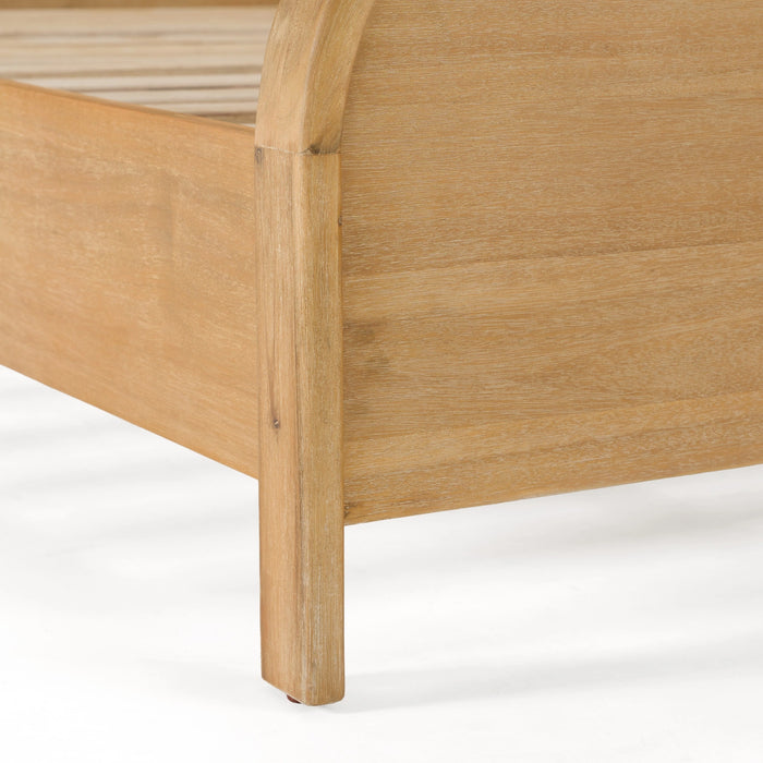Dresden - Modern Natural Acacia Bed