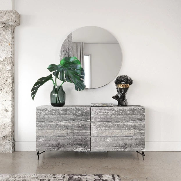 Aria - Italian Modern Multi Grey Bedroom Set
