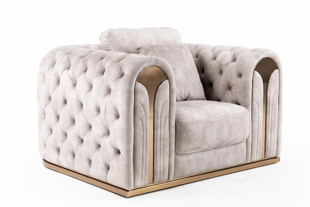 Divani Casa Dosie Transitional Accent Chair