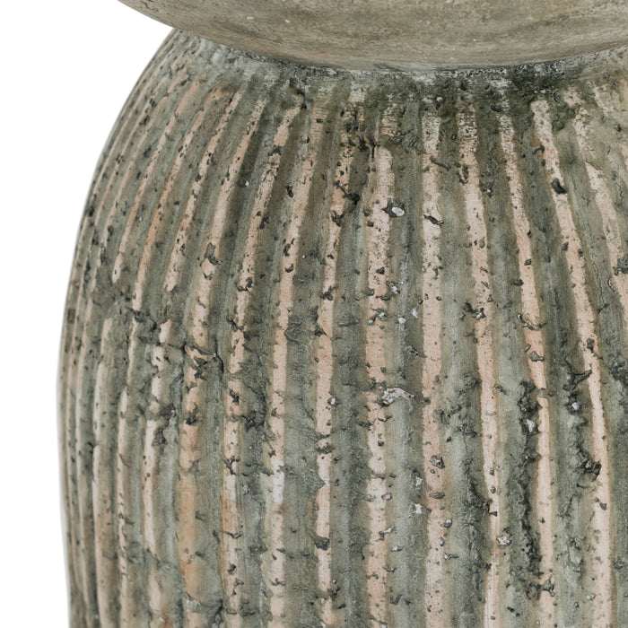 Katyal - Modern Old Grey Fiberform End Table
