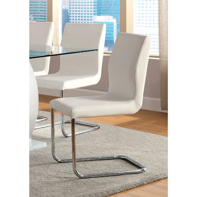 LODIA I White Side Chair