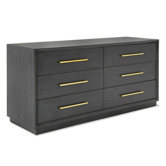 Manhattan- Contemporary Canopy Grey Bedroom Set