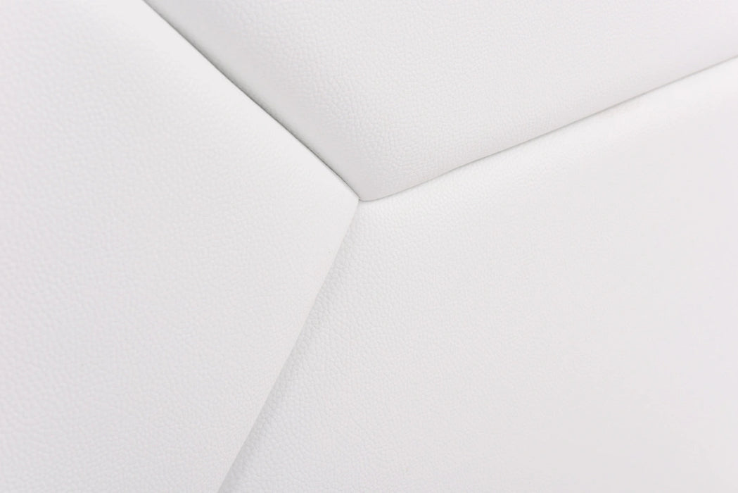 Candid Modern White Bed