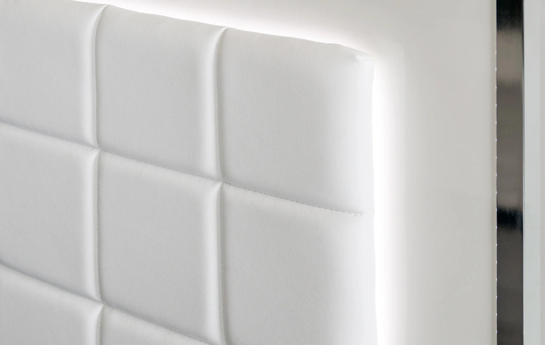 San Marino Modern White Bed