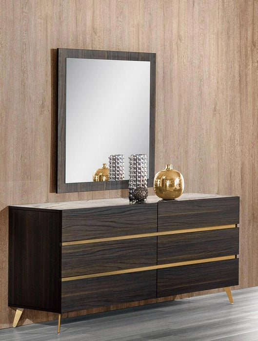 Velondra - Modern Eucalypto + Marble Bedroom Set