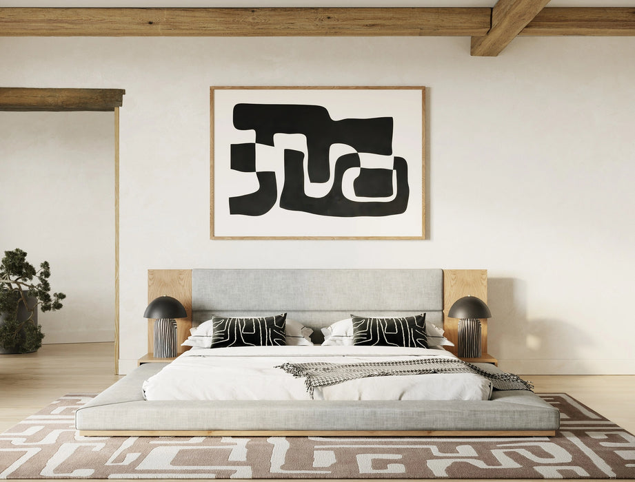 Jagger Modern Natural Oak Bedroom Set