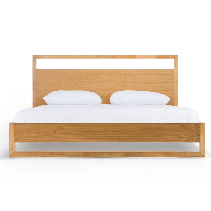 Berlin - Modern Natural Oak Bed