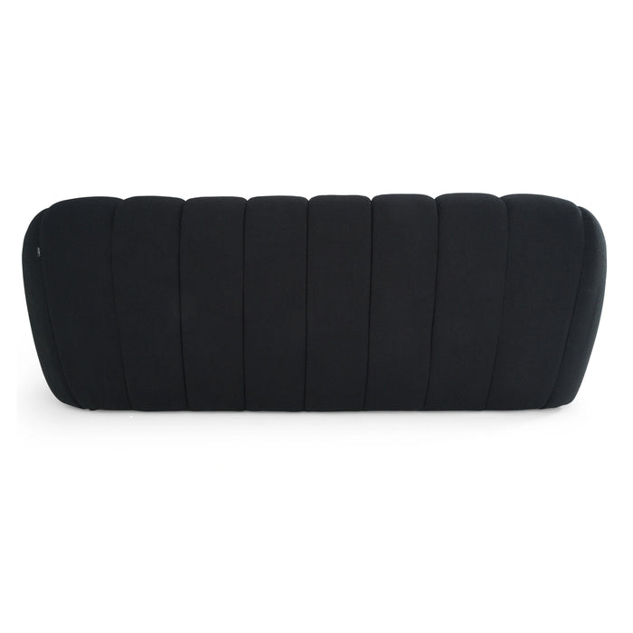 Yolonda - Modern Black Fabric Bed