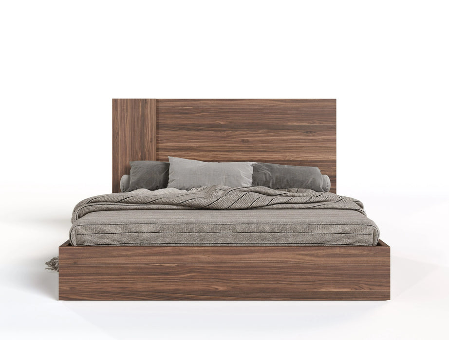 Asus - Italian Modern Walnut Bed