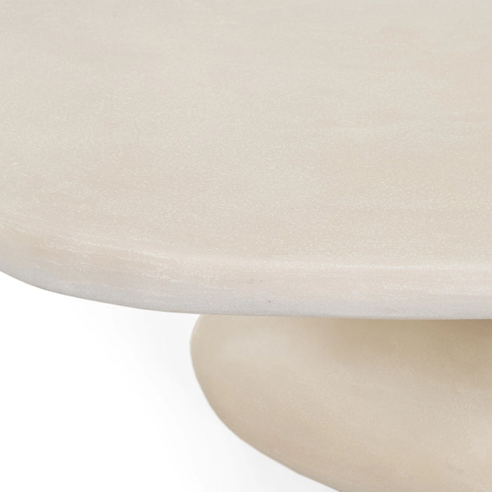 Coates - Modern Beige Fiberform Coffee Table